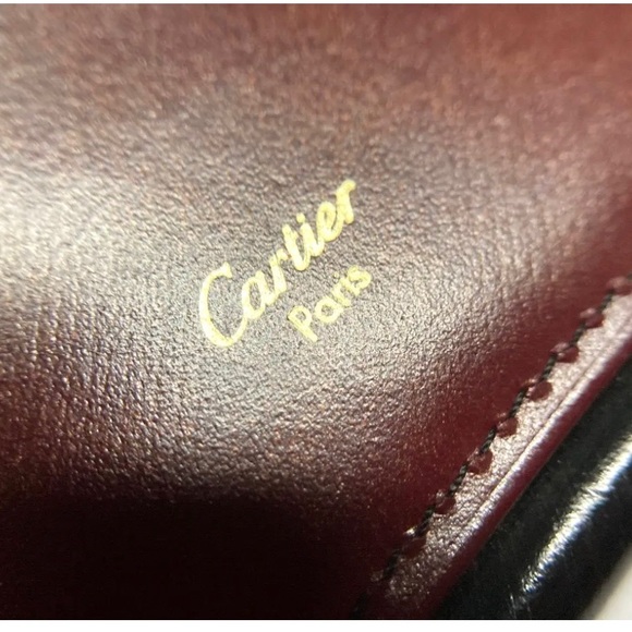 Cartier Trinity wallet…SUPER RARE with one gold and one silver handle - Picture 2 of 14
